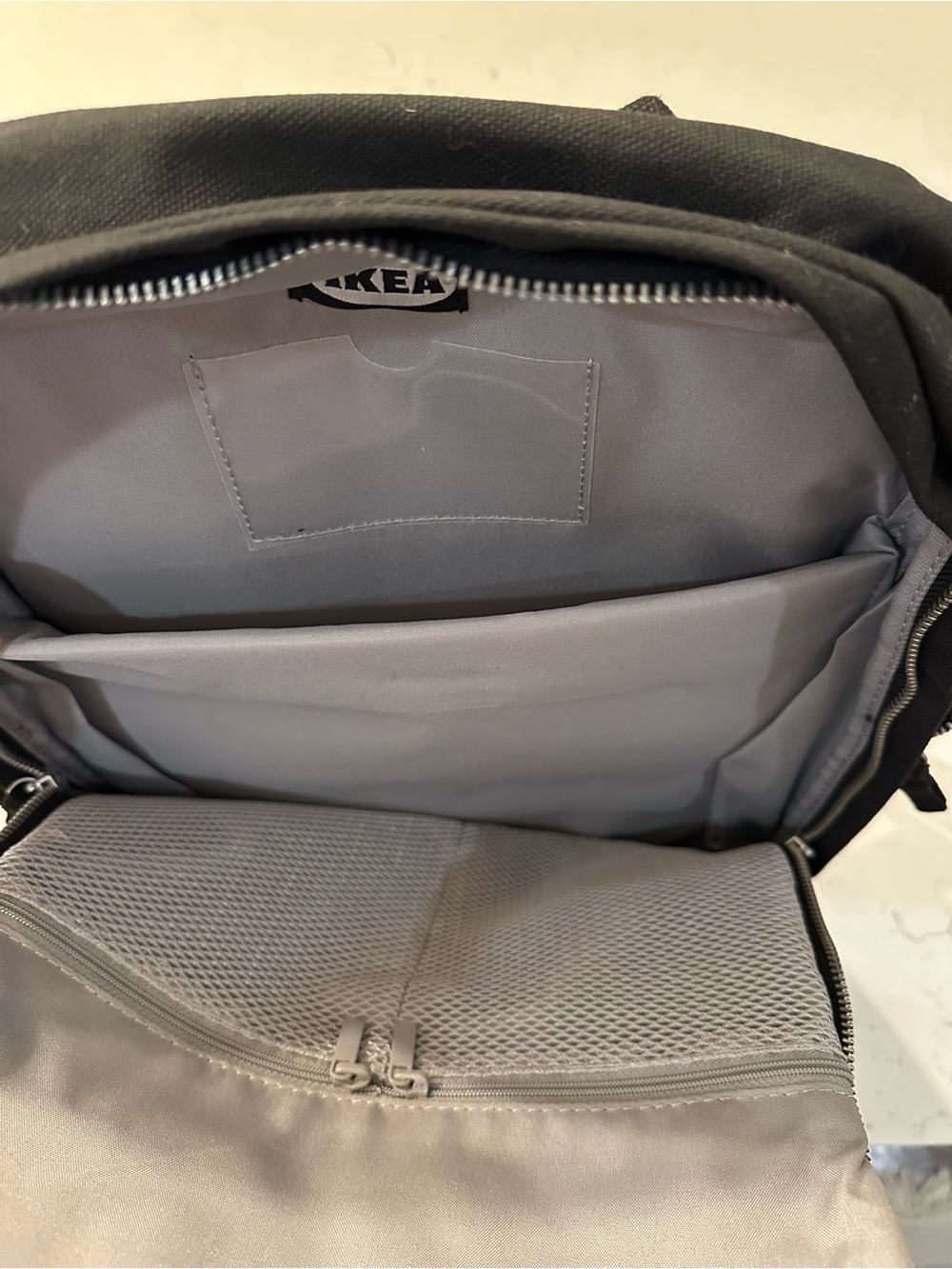 Black Everyday Backpack by IKEA - Durable Pockets, NWOT - Picture 6 of 6
